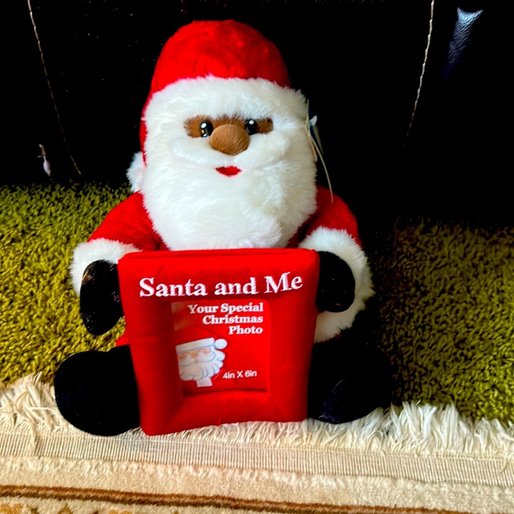 Santa photo frame